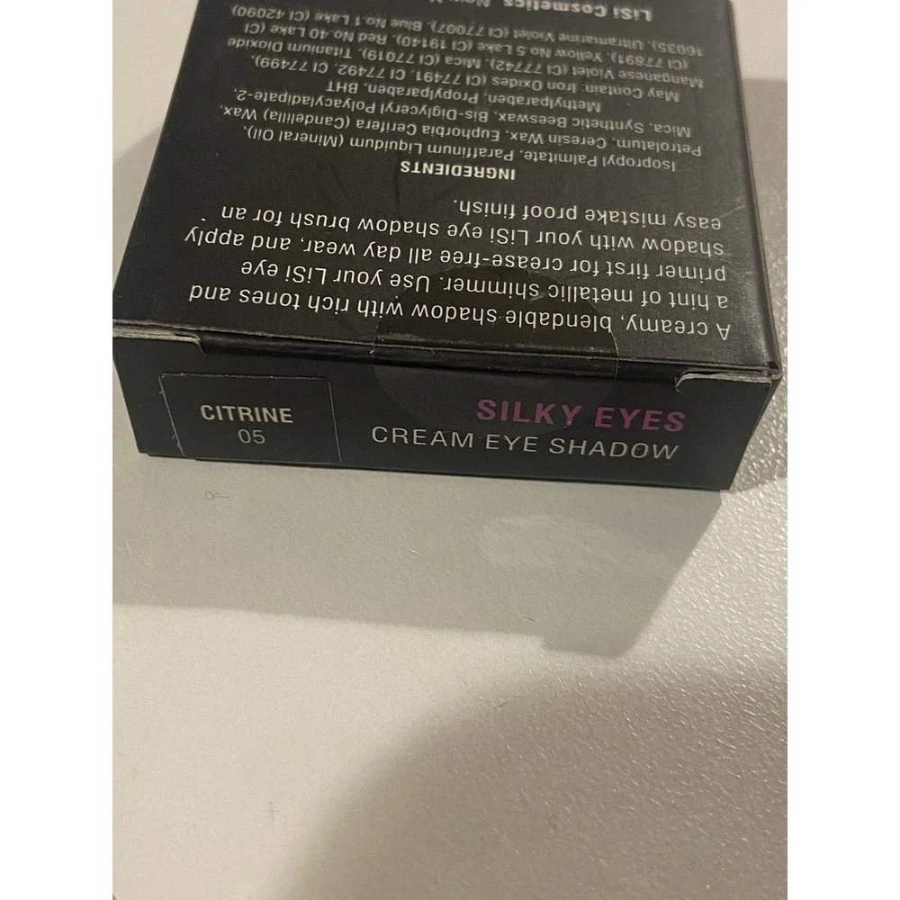 LiSi Cosmetics Silky Eyes Cream Eye Shadow Citrine 05 NEW